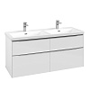 Картинка анонса товара «тумба под раковину villeroy &amp; boch subway 3.0 brilliant white / brilliant white c56800ve»
