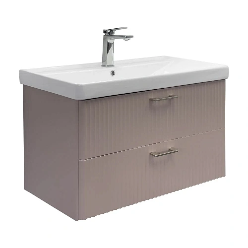 Тумба с раковиной Comforty Ангара-90П 00-00021036 дуб латте раковина 4490 Тумба с раковиной Comforty Ангара-90П 00-00021036 дуб латте раковина 4490