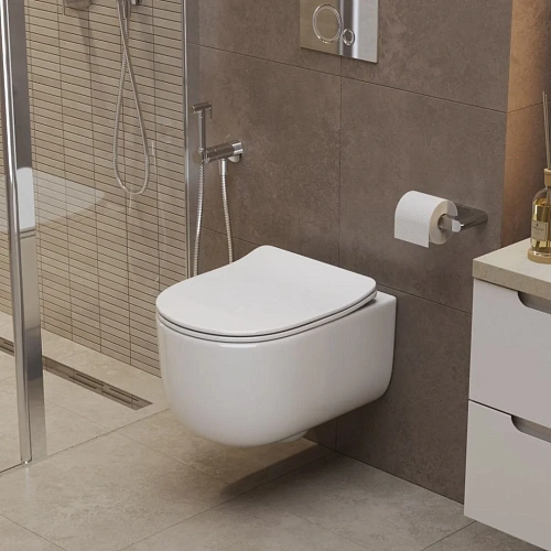 Унитаз подвесной BelBagno SOFT-TOR BB084CH-TOR/BB2034SC безободковый с сиденьем Унитаз подвесной BelBagno SOFT-TOR BB084CH-TOR/BB2034SC безободковый с сиденьем