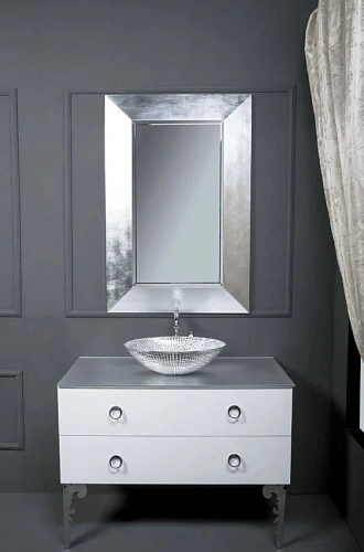 Столешница Armadi Art NeoArt 853-110-SL стекло 110см прямая серебро Столешница Armadi Art NeoArt 853-110-SL стекло 110см прямая серебро