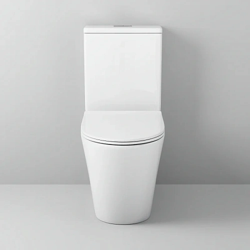 Унитаз напольный GROSSMAN GR-4458S 640x360x835 безободковый с тонкой крышкой Унитаз напольный GROSSMAN GR-4458S 640x360x835 безободковый с тонкой крышкой