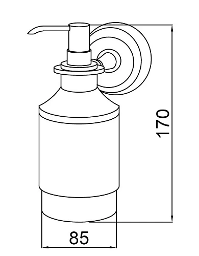 Дозатор жидкого мыла Boheme Brillante 10447 Дозатор жидкого мыла Boheme Brillante 10447