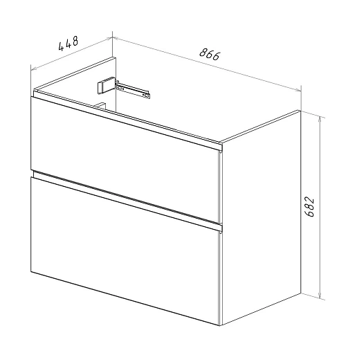 Тумба под раковину Lemark VEON 90 см подвесная/напольная, белый LM01V90T Тумба под раковину Lemark VEON 90 см подвесная/напольная, белый LM01V90T