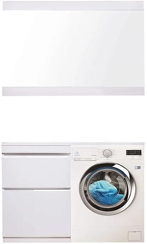 Тумба под раковину Style Line Даллас 130 люкс PLUS эмаль белый СС-00002348 Тумба под раковину Style Line Даллас 130 люкс PLUS эмаль белый СС-00002348