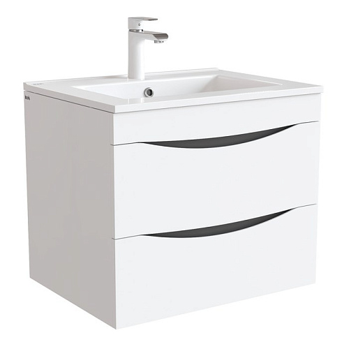 Тумба с раковиной IDDIS Cloud 60 подвесная белая (CLO60W0i95K) Тумба с раковиной IDDIS Cloud 60 подвесная белая (CLO60W0i95K)