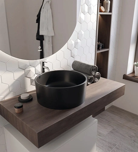 Комплект мебели STWORKI Ольборг 100 столешница дуб карпентер, без отверстий, с тумбой 60 481986 Комплект мебели STWORKI Ольборг 100 столешница дуб карпентер, без отверстий, с тумбой 60 481986