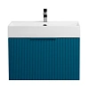 Тумба под раковину CEZARES PREMIUM 55438 Plisse Blu petrolio подвесная