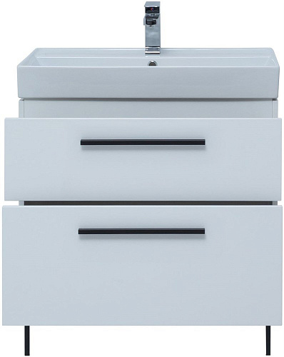 Тумба под раковину Aquanet Nova 75 белый (2 ящика) 00242262 Тумба под раковину Aquanet Nova 75 белый (2 ящика) 00242262