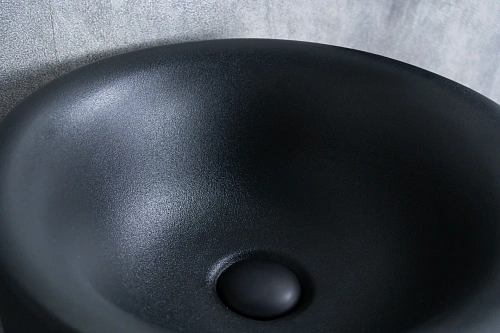 Раковина Gid Nb130bg 81110 напольная черная графит 40x40x85 Раковина Gid Nb130bg 81110 напольная черная графит 40x40x85