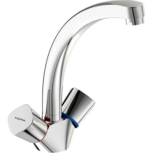 Смеситель для кухни Vidima Quadro BA246AA поворотный излив, хром Смеситель для кухни Vidima Quadro BA246AA поворотный излив, хром