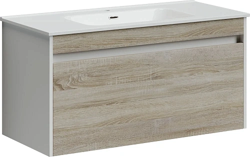 Тумба под раковину Sancos Smart SM100E дуб бардолино/белый Тумба под раковину Sancos Smart SM100E дуб бардолино/белый