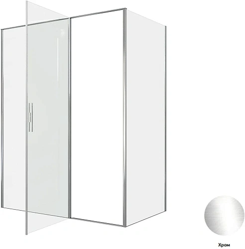 Душевой уголок Allen Brau Priority 160x90 3.31037.00 + 3.31043.00 хром Душевой уголок Allen Brau Priority 160x90 3.31037.00 + 3.31043.00 хром