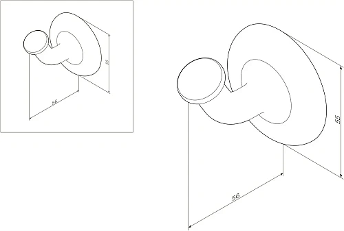 Крючок AM.PM Like A8035500 Крючок AM.PM Like A8035500