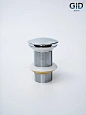 Донный клапан Gid без перелива Ch100 73302K хром 7x7x10 Донный клапан Gid без перелива Ch100 73302K хром 7x7x10
