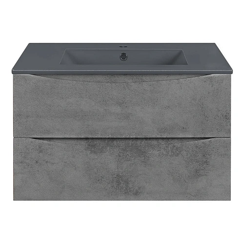 Тумба под раковину Vincea Mia 750 VMC-2MC750BT подвесная, 2 выкатных ящика soft close, Beton Тумба под раковину Vincea Mia 750 VMC-2MC750BT подвесная, 2 выкатных ящика soft close, Beton