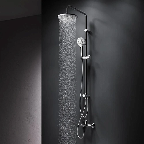 Душевая система AM.PM Gem F40890A14 верхний душ d 220 мм Душевая система AM.PM Gem F40890A14 верхний душ d 220 мм