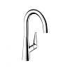 Картинка анонса товара «смеситель для кухни hansgrohe 220, 1jet 72814000, хром»