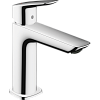 Картинка анонса товара «смеситель для раковины hansgrohe logis 110 fine coolstart без сливного гарнитура 71253000, хром»