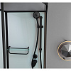 Душевая кабина Frank F412/2R Black без крыши черный профиль 120x80 154009 Душевая кабина Frank F412/2R Black без крыши черный профиль 120x80 154009
