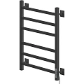 Полотенцесушитель электрический Ника STEP-1 60/50 RAL9005 черный матовый правый тэн STEP-1 60/50 черн мат прав Полотенцесушитель электрический Ника STEP-1 60/50 RAL9005 черный матовый правый тэн STEP-1 60/50 черн мат прав