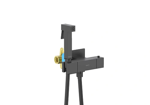 Гигиенический душ Aquatek ЛИБРА AQ1028MB Черный матовый, встраиваемый Гигиенический душ Aquatek ЛИБРА AQ1028MB Черный матовый, встраиваемый