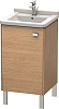 Тумба под раковину Duravit Brioso BR4420L1052 напольная 46 см Европейский дуб