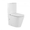 Унитаз напольный CeramaLux 2179-BD белый с крышкой микролифт