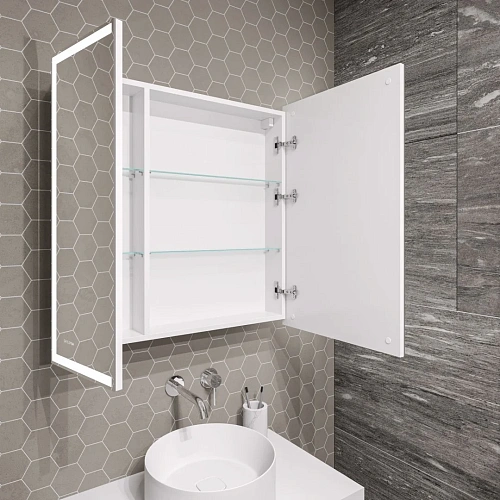 Зеркальный шкаф GROSSMAN "МЕРКАДО-80 см" Пр. с LED подсветкой 208010 Зеркальный шкаф GROSSMAN "МЕРКАДО-80 см" Пр. с LED подсветкой 208010