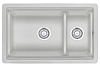 Картинка анонса товара «кухонная мойка granula ks-7304u, арктик (белый), кварц 730х450»