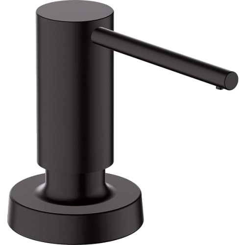 Дозатор жидкого мыла Hansgrohe A51 40448670, матовый черный Дозатор жидкого мыла Hansgrohe A51 40448670, матовый черный