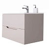 Тумба с раковиной Orange Line Li-60TuL+Ra подвесная, латте матовый Тумба с раковиной Orange Line Li-60TuL+Ra подвесная, латте матовый