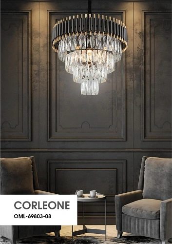 Люстра подвесная Omnilux Corleone OML-69803-08 Люстра подвесная Omnilux Corleone OML-69803-08