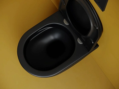 Унитаз подвесной Ceramica Nova VOGUE CN4008TMB черный матовый Унитаз подвесной Ceramica Nova VOGUE CN4008TMB черный матовый