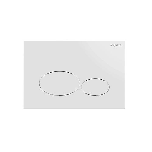 Клавиша смыва Aquatek KDI-0000071 GLA белый глянец Клавиша смыва Aquatek KDI-0000071 GLA белый глянец