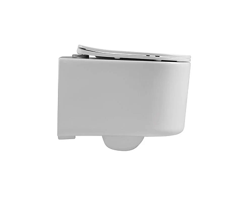 Унитаз подвесной AQUATEK МИЯ AQ2004-00 490x370x340мм безободковый, тонкое сиденье Soft Close Унитаз подвесной AQUATEK МИЯ AQ2004-00 490x370x340мм безободковый, тонкое сиденье Soft Close