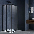 Душевой уголок Alpha VSS-3AL900CLB, 900x900, черный, стекло прозрачное Душевой уголок Alpha VSS-3AL900CLB, 900x900, черный, стекло прозрачное