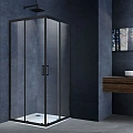 Душевой уголок Alpha VSS-3AL900CLB, 900x900, черный, стекло прозрачное Душевой уголок Alpha VSS-3AL900CLB, 900x900, черный, стекло прозрачное