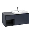 Картинка анонса товара «тумба под раковину villeroy &amp; boch subway 3.0 marine blue / marine blue c57101vq»