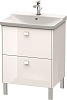 Картинка анонса товара «тумба под раковину duravit brioso br441002222 напольная 62 см белый глянцевый»