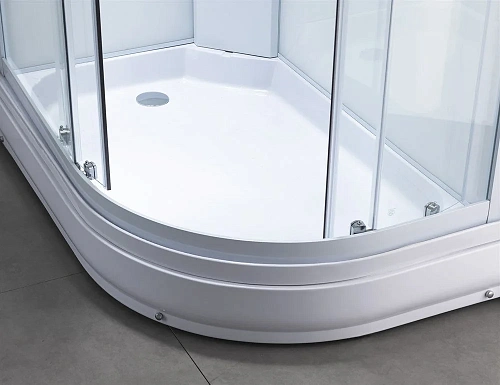 Душевая кабина Taliente с гидромассажем, 120x80x220см левая, профиль белый, прозрозрачное стекло, бе TA-128CW(L) Душевая кабина Taliente с гидромассажем, 120x80x220см левая, профиль белый, прозрозрачное стекло, бе TA-128CW(L)