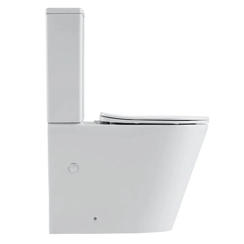 Унитаз напольный Black&White W-7793 P-trap / Geberit/ Rimless / anti-dirt (610x360x850) компакт 7793W Унитаз напольный Black&White W-7793 P-trap / Geberit/ Rimless / anti-dirt (610x360x850) компакт 7793W