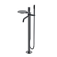 Детальная картинка товара «смеситель для ванны boheme stick напольный shine gun metal linea 129-sgm.3»