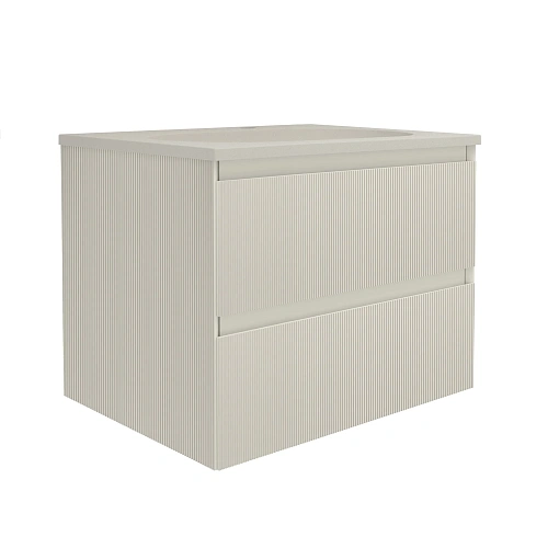 Тумба под раковину Vincea Welle 600 подвесная, бежевый матовый софт-тач Тумба под раковину Vincea Welle 600 подвесная, бежевый матовый софт-тач