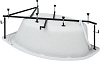 Картинка анонса товара «каркас для ванны aquanet mayorca 150x100 l/r 00242134»
