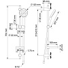 Душевой гарнитур Swedbe Hermes 5107B Душевой гарнитур Swedbe Hermes 5107B
