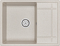 Кухонная мойка Granula 6501, ПИРИТ, кварц 650х495 Кухонная мойка Granula 6501, ПИРИТ, кварц 650х495