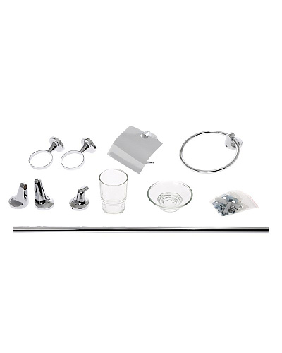 Комплект аксессуаров Orange Y01-888cr для ванной комнаты (6 предметов) хром Комплект аксессуаров Orange Y01-888cr для ванной комнаты (6 предметов) хром