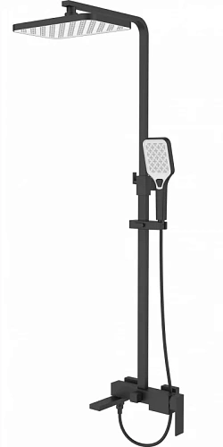 Душевая система Esbano BASCO (ESDSBASC-DSMB) черный матовый 1670x499x261 Душевая система Esbano BASCO (ESDSBASC-DSMB) черный матовый 1670x499x261