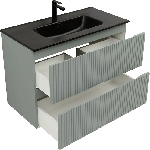 Тумба под раковину Aquanet Джейн Flat 90 мисти грин 00335435 подвесная Тумба под раковину Aquanet Джейн Flat 90 мисти грин 00335435 подвесная