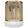 Картинка анонса товара «душевая кабина niagara luxe ng-7744g (1200x1200х2150) высокий поддон стенки золото»